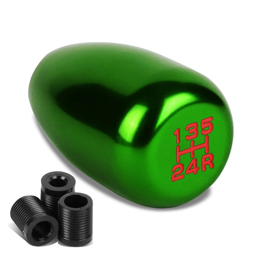 JDM Type-R Style Green Manual 5-Speed Pattern Shift Knob BFC-STKB-TY88-5S-GN