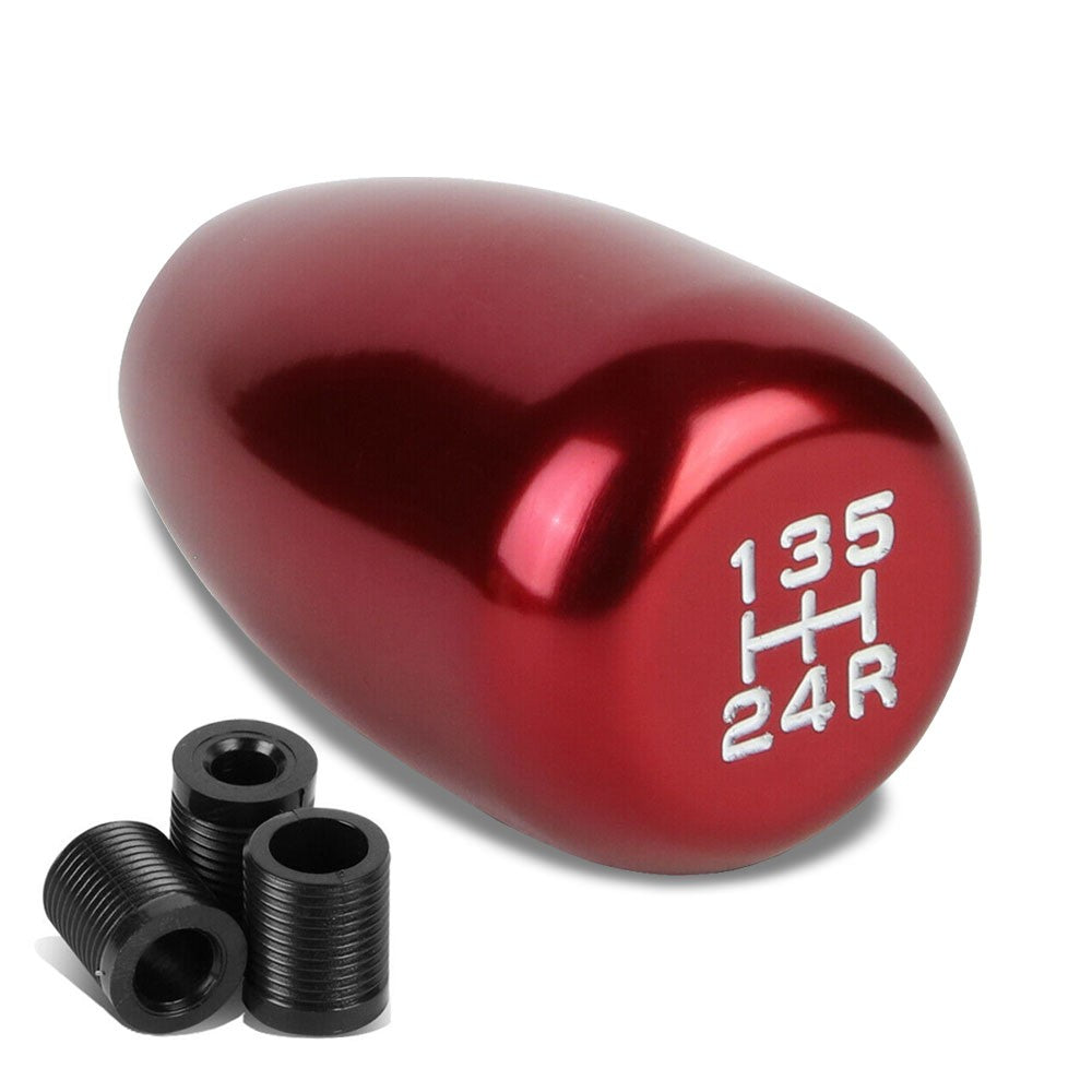 JDM Type-R Style Red Manual 5-Speed Pattern Shift Knob BFC-STKB-TY88-5S-RD
