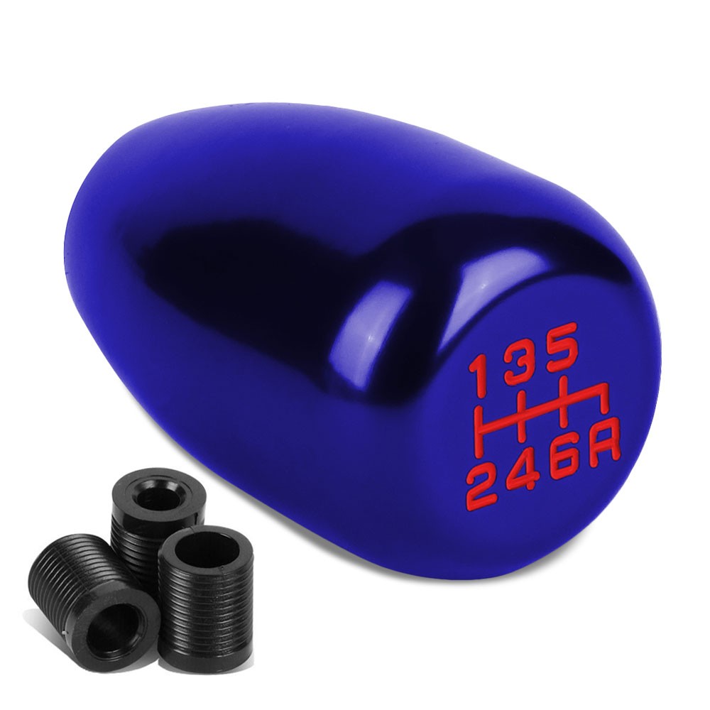 JDM Type-R Style Blue Manual 6-Speed Pattern Shift Knob BFC-STKB-TY99-6S-BL