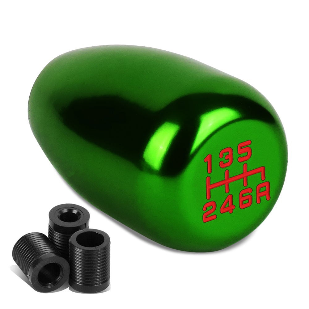 JDM Type-R Style Green Manual 6-Speed Pattern Shift Knob BFC-STKB-TY99-6S-GN
