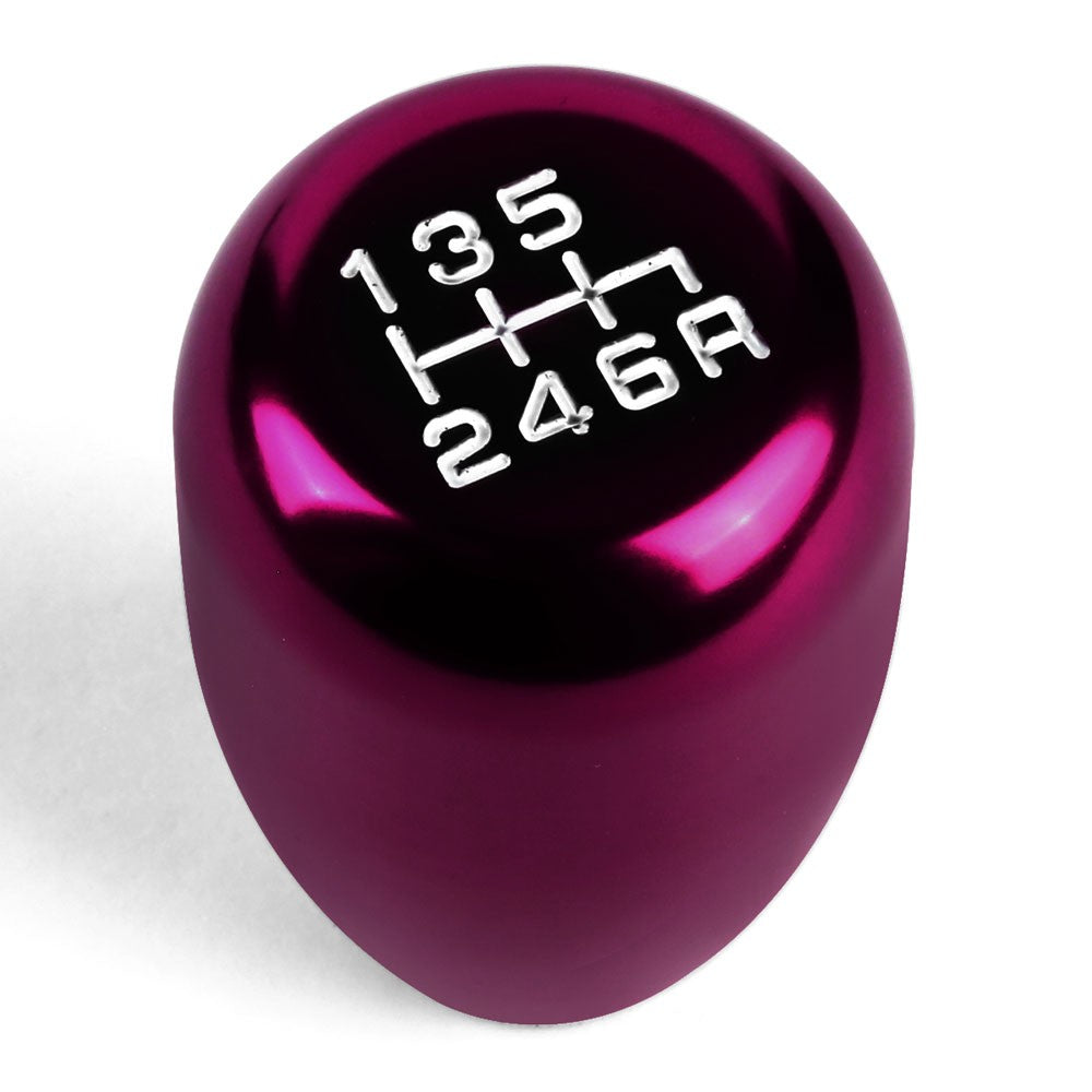 JDM Type-R Style Purple Multi Thread Insert Manual 6-Speed Pattern Shift Knob