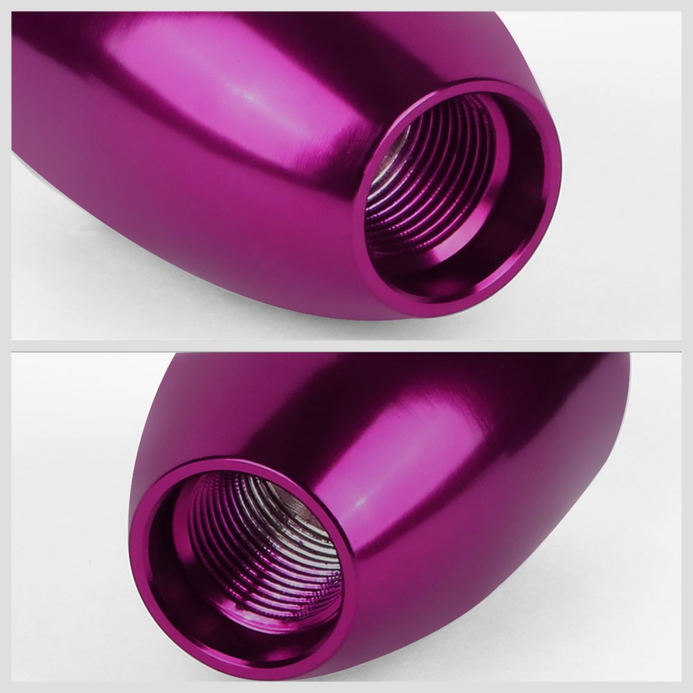 JDM Type-R Style Purple Multi Thread Insert Manual 6-Speed Pattern Shift Knob