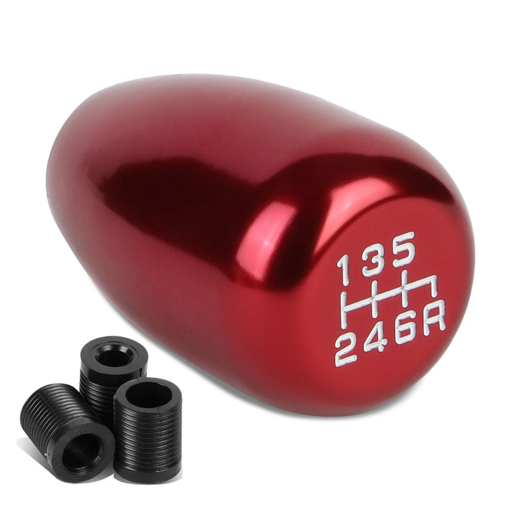 JDM Type-R Style Red Manual 6-Speed Pattern Shift Knob BFC-STKB-TY99-6S-RD