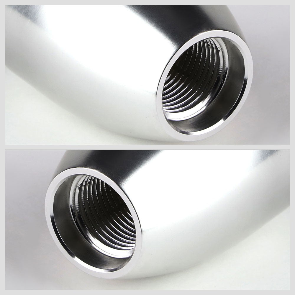 JDM Type-R Style Silver Multi Thread Insert Manual 6-Speed Pattern Shift Knob