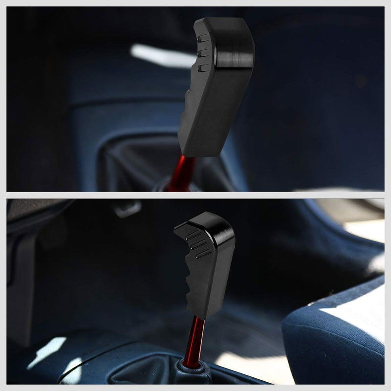 Megan Short Throw Shifter+Black Pistol Grip Knob For 03-08 Nissan 350Z Z33 MT-Shifter Components-BuildFastCar