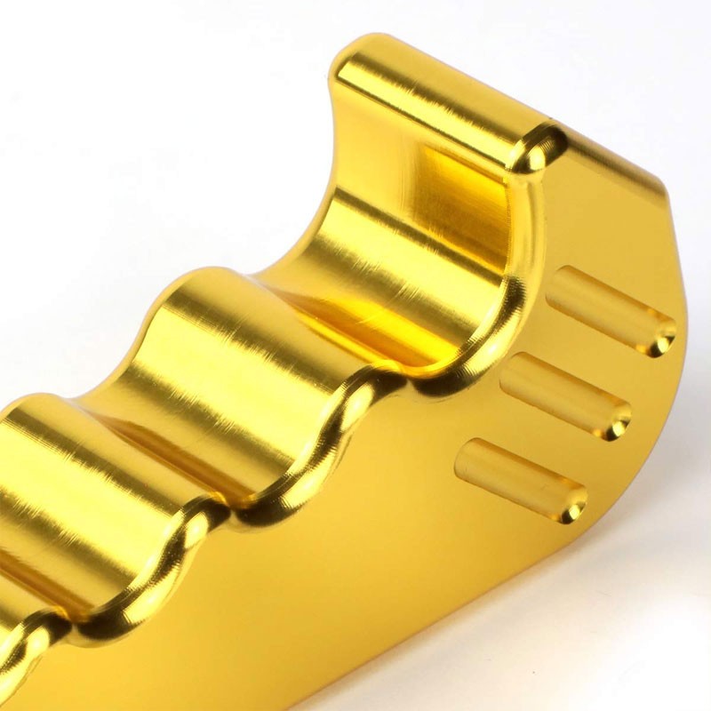 Megan Short Throw Shifter+Gold Pistol Grip Knob For 03-08 Nissan 350Z Z33 MT-Shifter Components-BuildFastCar
