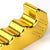 Megan Short Throw Shifter+Gold Pistol Grip Knob For 03-08 Nissan 350Z Z33 MT-Shifter Components-BuildFastCar