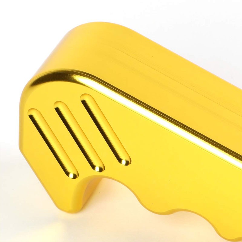 Manzo Short Shifter+Gold Pistol Grip Shift Knob For 83-87 Corolla GTS AE86 MT-Shifter Components-BuildFastCar