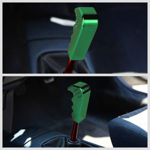 Megan Short Throw Shifter+Green Pistol Grip Knob For 03-08 Nissan 350Z Z33 MT-Shifter Components-BuildFastCar