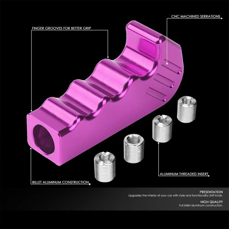 M8/M10/M12 Manual MT Purple Pistol Grip Race Shifter Lever Shift Knob Handle Bar-Interior-BuildFastCar