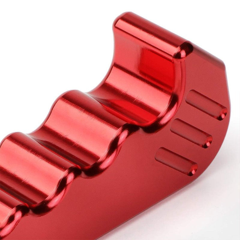 Megan Short Throw Shifter+Red Pistol Grip Knob For 03-08 Nissan 350Z Z33 MT-Shifter Components-BuildFastCar