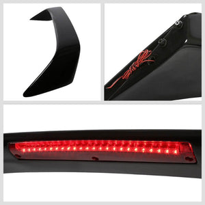 Black Type-R Style Trunk Spoiler/Wing+LED Brake Light For 94-01 Integra DB/DC-Body Hardware/Replacement-BuildFastCar-