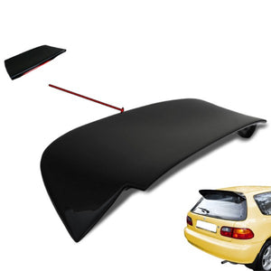 Glossy Black Spoon Style Spoiler Wing+LED Light For 92-95 Honda Civic EG/EH2 HB-Body Hardware/Replacement-BuildFastCar-