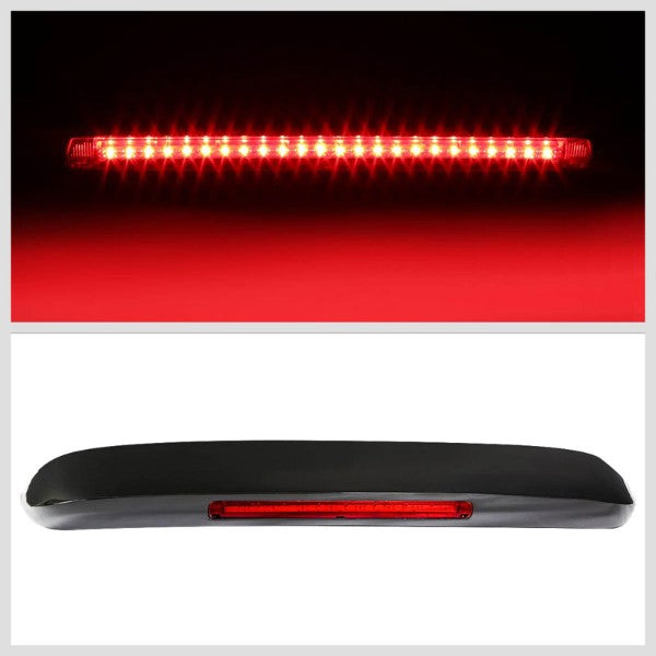 Black Spoon Style Rear Spoiler/Wing+LED For Honda 96-00 Civic EK/EJ Hatchback-Body Hardware/Replacement-BuildFastCar-