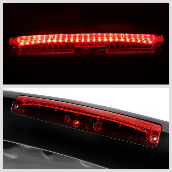 Black Spoon Style Rear Spoiler/Wing+LED For Honda 96-00 Civic EK/EJ Hatchback-Body Hardware/Replacement-BuildFastCar-
