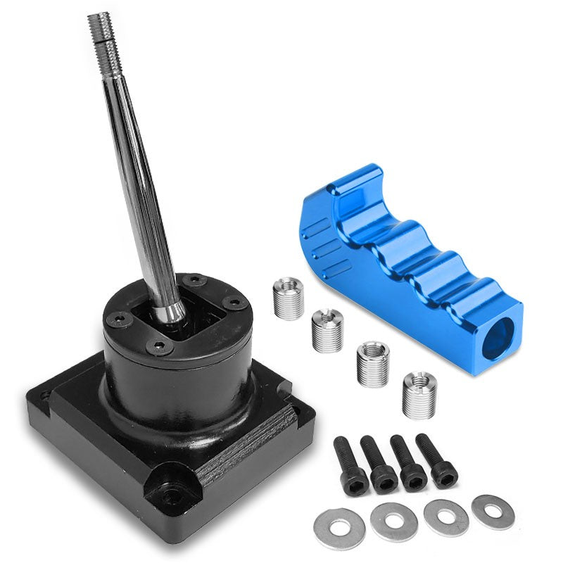 Megan Short Throw Shifter+Blue Pistol Grip/ Knob For 93-95 Mazda RX-7 FD35 MT-Shifter Components-BuildFastCar