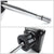 Megan Short Shifter+Black Net/White 5-Speed Knob For 93-95 Mazda RX-7 FD35 MT-Shifter Components-BuildFastCar