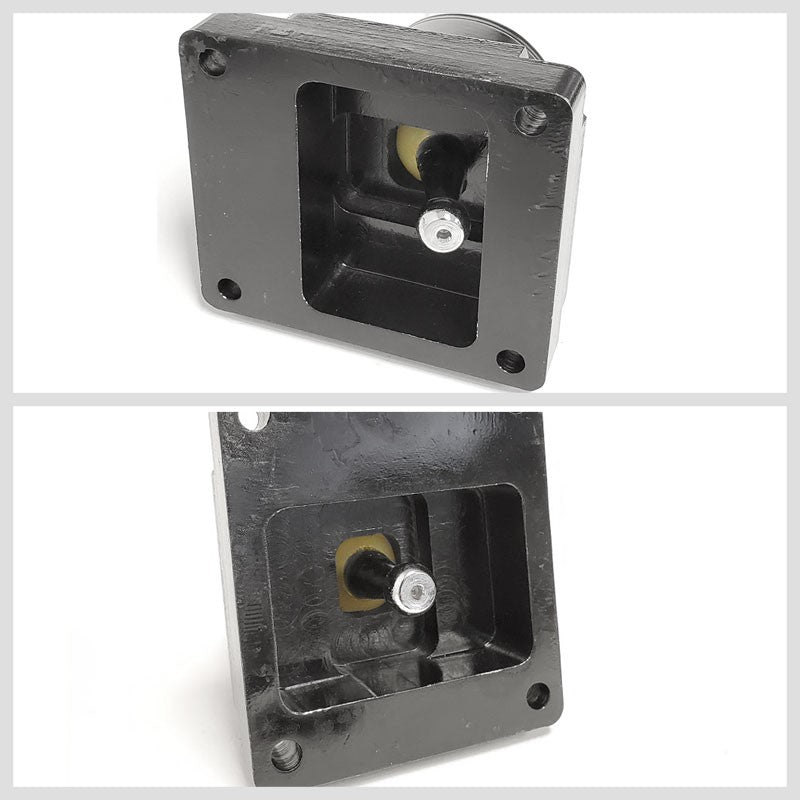 Megan Short Shifter+Black Round/White 5-Speed Knob For 93-95 Mazda RX-7 FD35 MT-Shifter Components-BuildFastCar