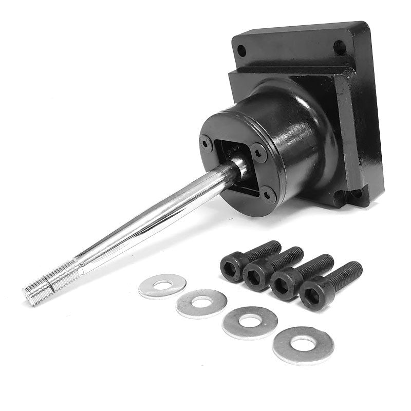 Megan Short Shifter+Red Round/White 5-Speed Knob For 93-95 Mazda RX-7 FD35 MT-Shifter Components-BuildFastCar