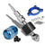 Megan Short Shifter+Light Blue Net/White 6-Speed Knob For 03-08 Nissan 350Z MT-Shifter Components-BuildFastCar