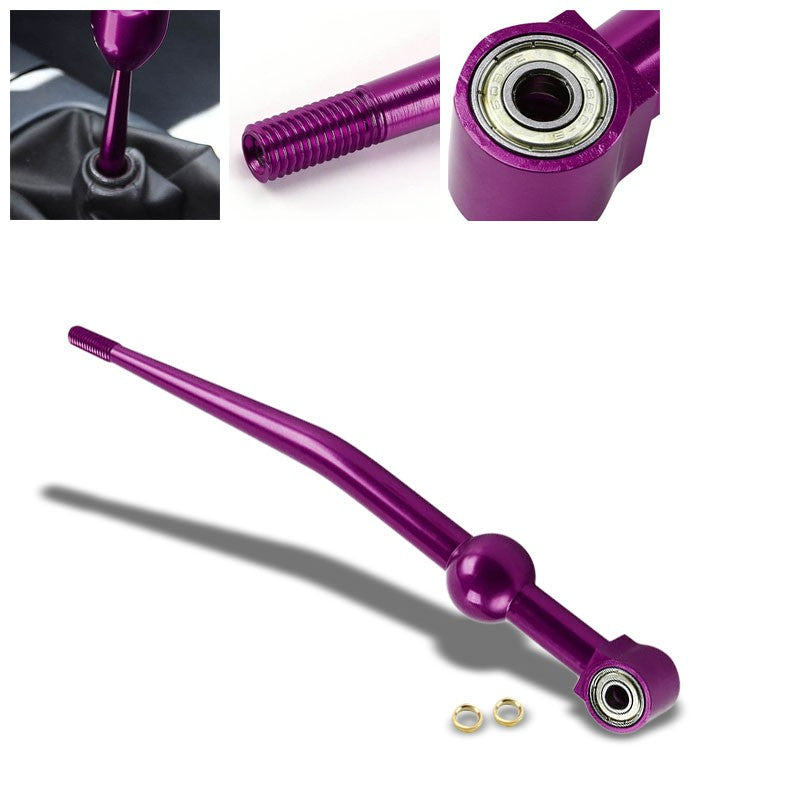 Purple Aluminum Short Single Bend Shifter for Honda/Acura 88-01 Civic/Integra-Interior-BuildFastCar