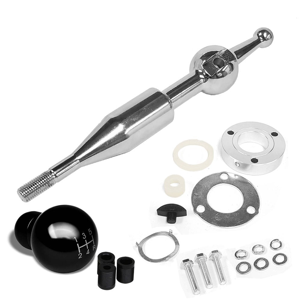 Manzo Short Throw Shifter+Black Ball Shape Shift Knob For 90-97 Miata MX-5
