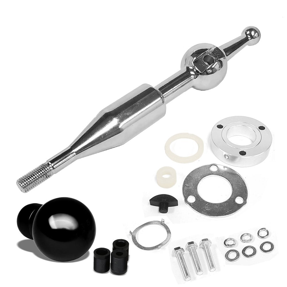 Manzo Short Throw Shifter+Black Clear Pattern Ball Shift Knob For 90-97 MX-5