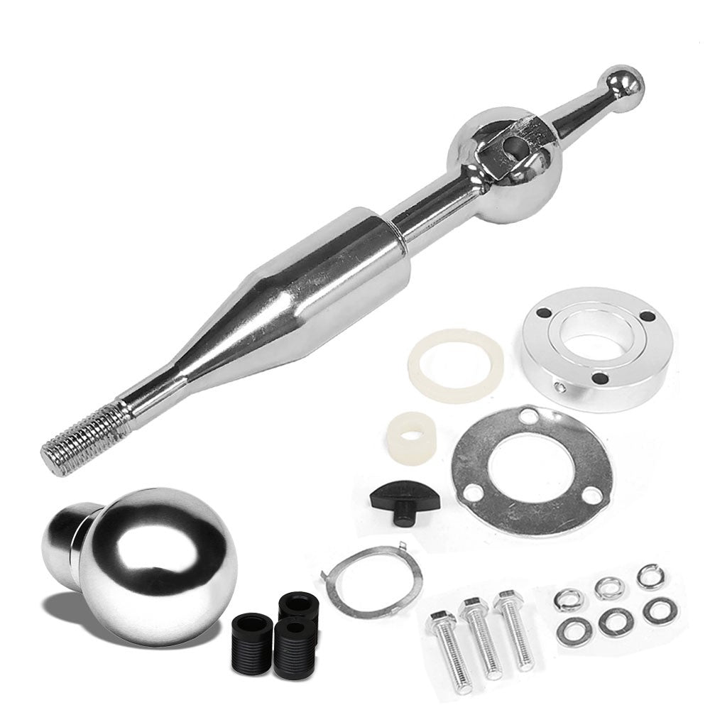 Manzo Short Throw Shifter+Chrome Clear Pattern Ball Shift Knob For 90-97 MX-5