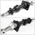 Racing Short Throw Shifter+Gold Pisto Grip Shift Knob For 17-19 Toyota 86 GT86-Shifter Components-BuildFastCar-BFC-SHT-TOY86+SHIFTKNOB-TY49-GD