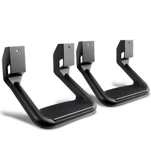 2x Black Universal Die-Cast Aluminum Side Step Nerf Bar for Truck/SUV/Pickup BFC-SIDESTEP-BK