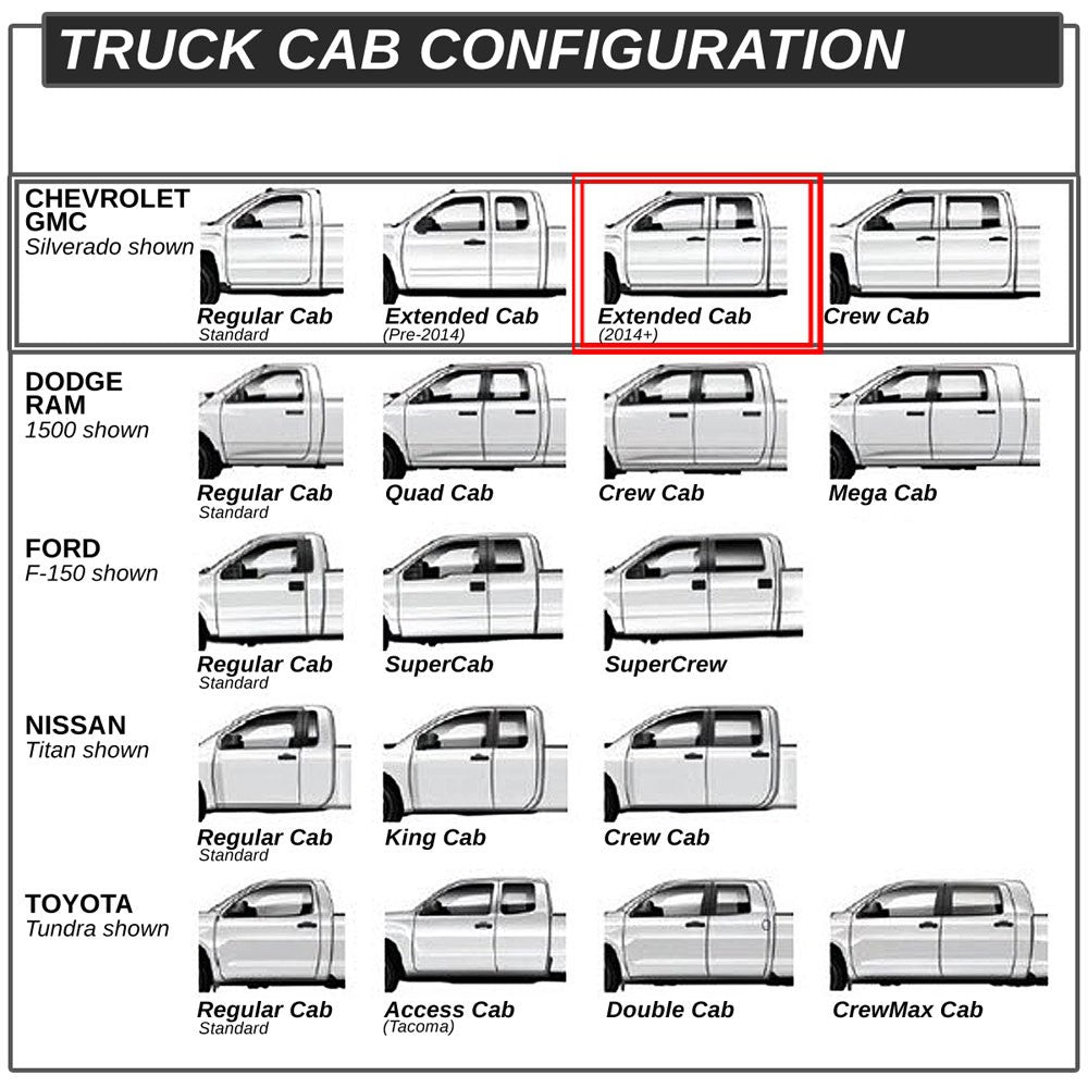 Metal Curved End Oval Running Board Nerf Bar 19+ Silverado T1XX Extended Cab BFC-RUNB-4C-0024-SS