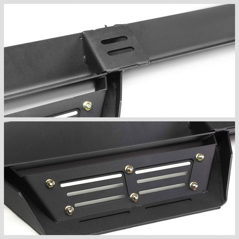 Black Step-Down Running Board Nerf Bar 19+ Ram 1500 DT Gen Crew Cab BFC-RUNB-G222-0022