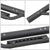 Black Round Drop Running Board Nerf Bar 07-18 Silverado Sierra 1500 Crew Cab BFC-RUNB-Z-8119