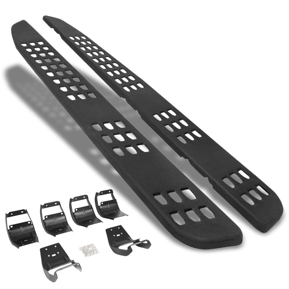 Black Badgeless Raptor Running Board Nerf Bar 15+ F150 P552 P702 Crew Cab BFC-RUNB-Z-8142