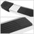 Black Flat Step/5.25 Cap Running Board Nerf Bar 05-22 Toyota Tacoma Crew Cab BFC-RUNB-Z-8146-525-SS