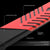 BFC-RUNB-Z-8191-BKRD 2 Slot Pad/Slant Cap 88" Running Board Nerf Bar BFC-RUNB-Z-8191-BKRD
