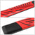 Black/Red Oval Steel Step Pad Running Board Nerf Bar 07-21 Tundra Crew Cab BFC-RUNB-Z-8202-BKRD