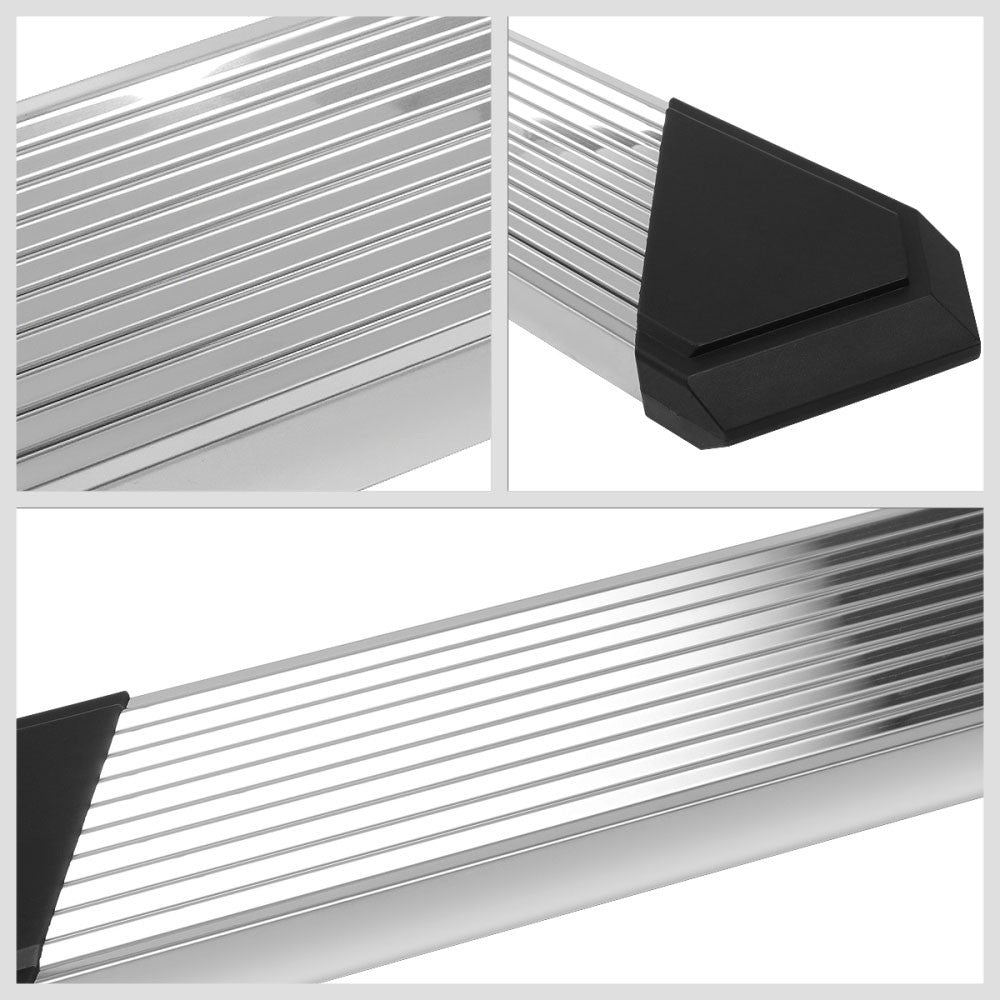 Metal Pleated Running Board Nerf Bar 09-18 Ram/19+ Classic Crew Cab BFC-RUNB-Z-8207-SSBK