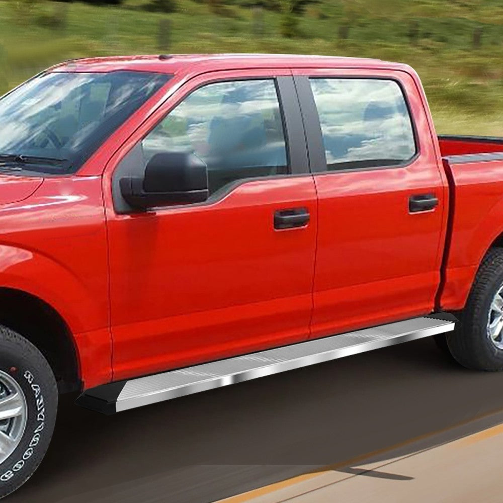 Metal Pleated Running Board Nerf Bar 09-18 Ram/19+ Classic Crew Cab BFC-RUNB-Z-8207-SSBK