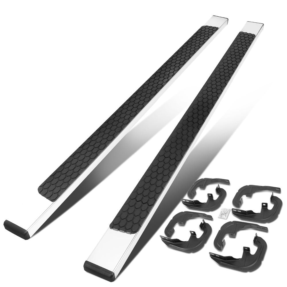 Metal Flat Honeycomb 1 Pad Running Board Nerf Bar 19+ Silverado/Sierra Crew Cab BFC-RUNB-Z-8215-SS