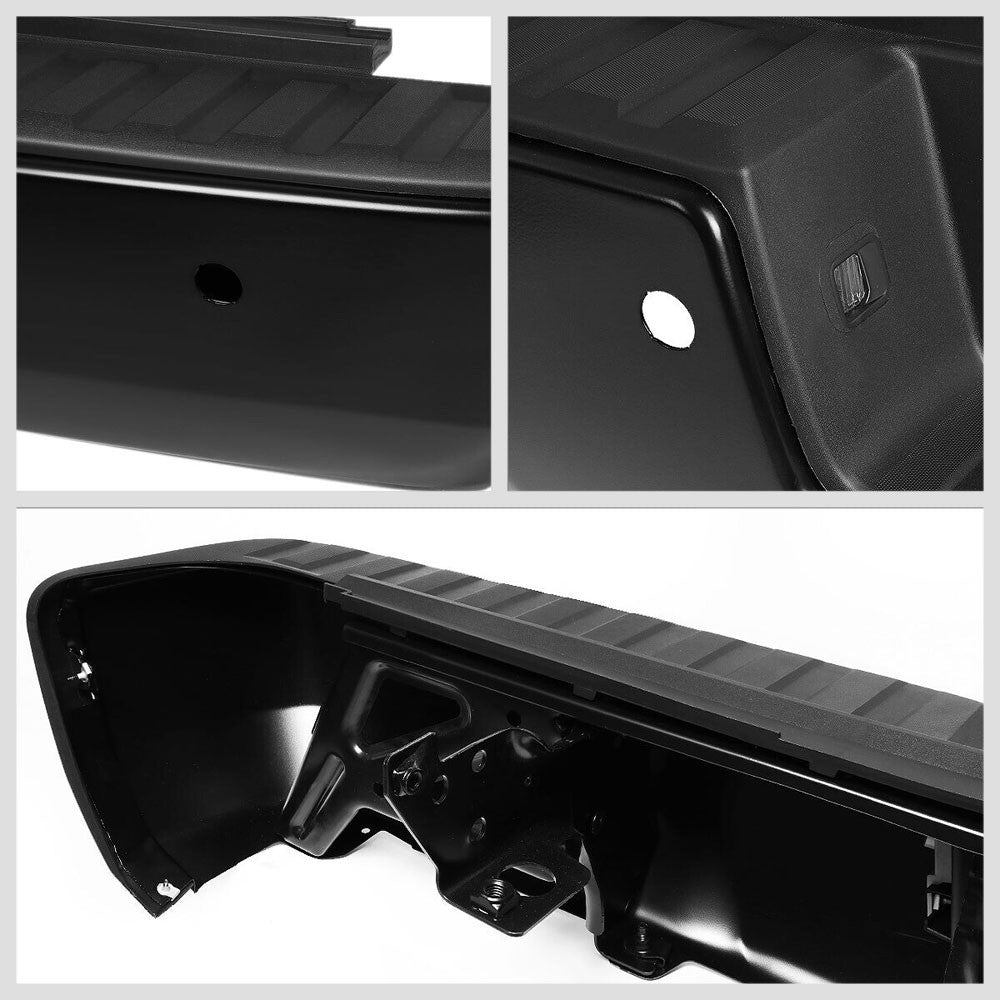 BFC-BUMP-RE-10017 Black Rear Bumper w/Parking Sensor Hole BFC-BUMP-RE-10017