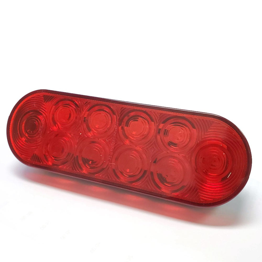 Optronics 6" Oval Grommet Stop/Turn Trailer Tail Light BFC-TTP-STL72RBP