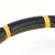 Black Leather/Silver Slit Holes 350mm 3.50" Deep Dish Steering Wheel+Horn Button-Interior-BuildFastCar