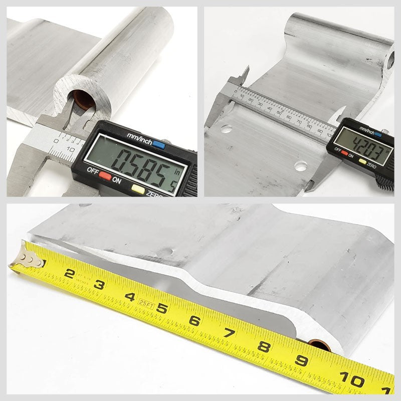 Hyundai Style 3-Hole 4.00" x 9.6875" Door Hinge Semi Truck Trailer BFC-TTP-HI-SWH-HY01-X4