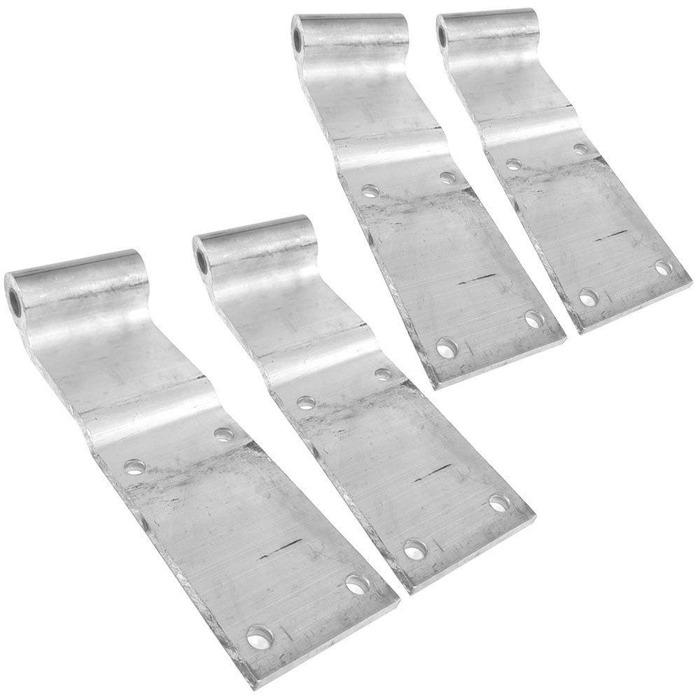 Fanmao Weld-On Butt Hinge Set – 4 Pcs, 4-1/4 X 4-1/8 Inch, Removable Pin For Trailers