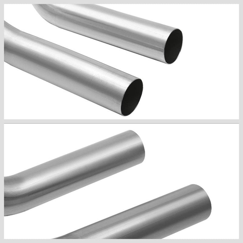 Stainless Slip Joint 2.50" Dual Exhaust Muffler-Back Tail Pipe For 00-03 Dakota-Performance-BuildFastCar