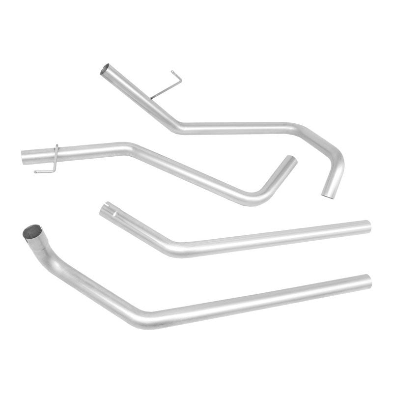 Slip Joint 2.25" Dual Exhaust Back Tail Pipes For 02-05 Ram 1500 2500 Crew/STD-Performance-BuildFastCar