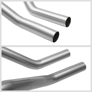 SS Slip-Fit Joints 2.25" Dual Exhaust Muffler-Back Tail Pipe For 91-04 Sonoma-Performance-BuildFastCar