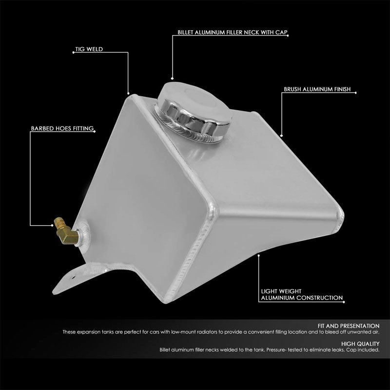 Expansion Coolant Overflow Recovery Tank For 82-92 Chevrolet Camaro 5.0L/5.7L V8-Performance-BuildFastCar