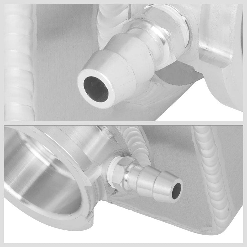 Aluminum 1.25 Qt Expansion Coolant Overflow Tank/Recovery Bottle/Reservoir Can-Performance-BuildFastCar
